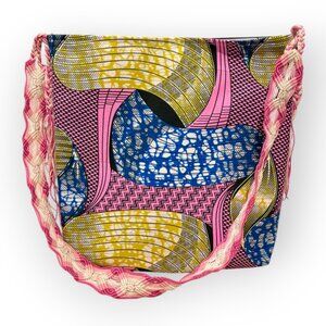 Handmade Ankara tote bag from Africa